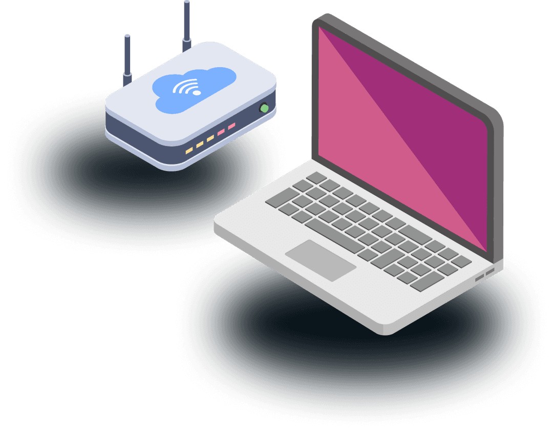 Laptop with IT services